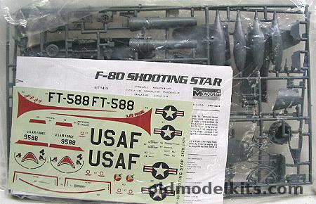 Monogram 1/48 Lockheed F-80 Shooting Star Bagged, 5428 plastic model kit